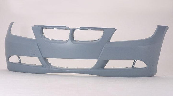 2006-2008 Bmw 3 Series Sedan Bumper Front With Out Sensor With Out H/Lp Wash Hole Primed
