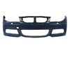 2008-2013 Bmw 1 Series Bumper Front Primed With Wash Hole With Out Sensor Hole With M Pkg