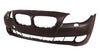 2011-2013 Bmw 5 Series Bumper Front With Sensor Hole With Out Side Cam Hole Primed Sedan With Out M Pkg Capa