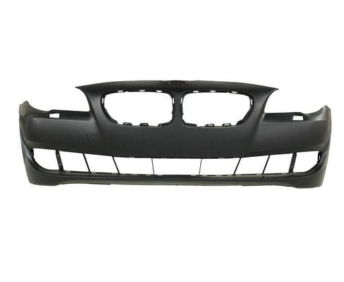 2011 Bmw 5 Series Bumper Front With Out Sensor/Side Cam Hole Primed Sedan With Out M Pkg Fits 2011 Model Made Before May 2010