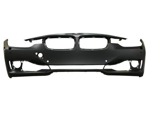 Pare-chocs avant apprêté pour BMW Série 3 Berline 2012-2015 avec capteur/lave-glace/caméra/aide au stationnement, sans trou pour moulure, BM1000257