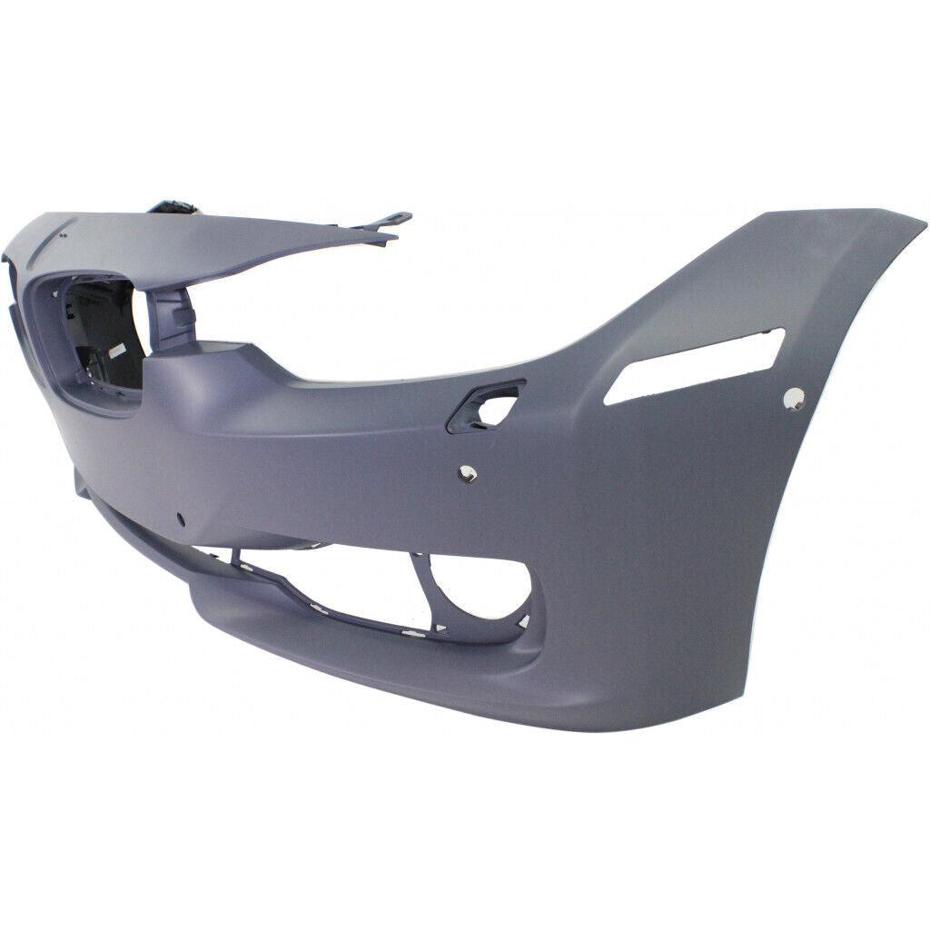 Pare-chocs avant pour BMW Série 3 Berline 2012-2015 avec capteur/lave-glace/aide au stationnement, sans trou de came ni trou de moulure, apprêté, BM1000258C