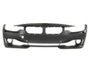 2012-2015 Bmw 3 Series Sedan Bumper Front With Sensor/Wash/Park Distance Control With Out Cam Hole With Out Moulding Hole Primed