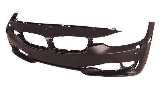 Pare-chocs avant BMW Série 3 Touring 2014-2015 avec capteur/lave-glace, sans caméra/aide au stationnement, sans trou pour moulure, apprêté, BM1000259