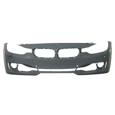 Pare-chocs avant BMW Série 3 Touring 2014-2015 avec capteur/caméra/aide au stationnement, sans orifice de lavage ni trou pour moulure, apprêté, BM1000262