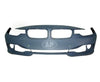2012-2015 Bmw 3 Series Sedan Bumper Front With Sensor With Out Wash/Cam/Park Distance Control With Out Moulding Hole Primed