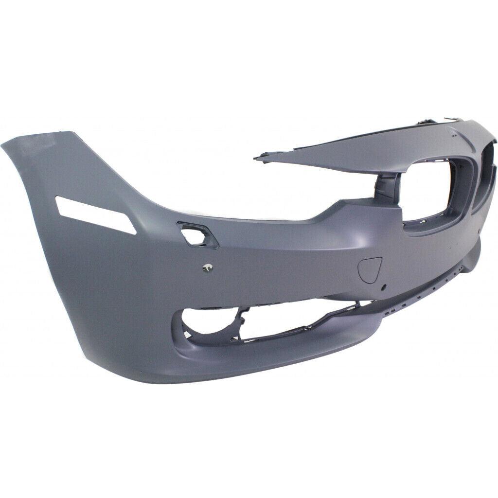 Pare-chocs avant BMW Série 3 Touring 2014-2015 avec capteur/lave-glace, sans caméra/aide au stationnement, avec trou de moulure, apprêté, BM1000270C