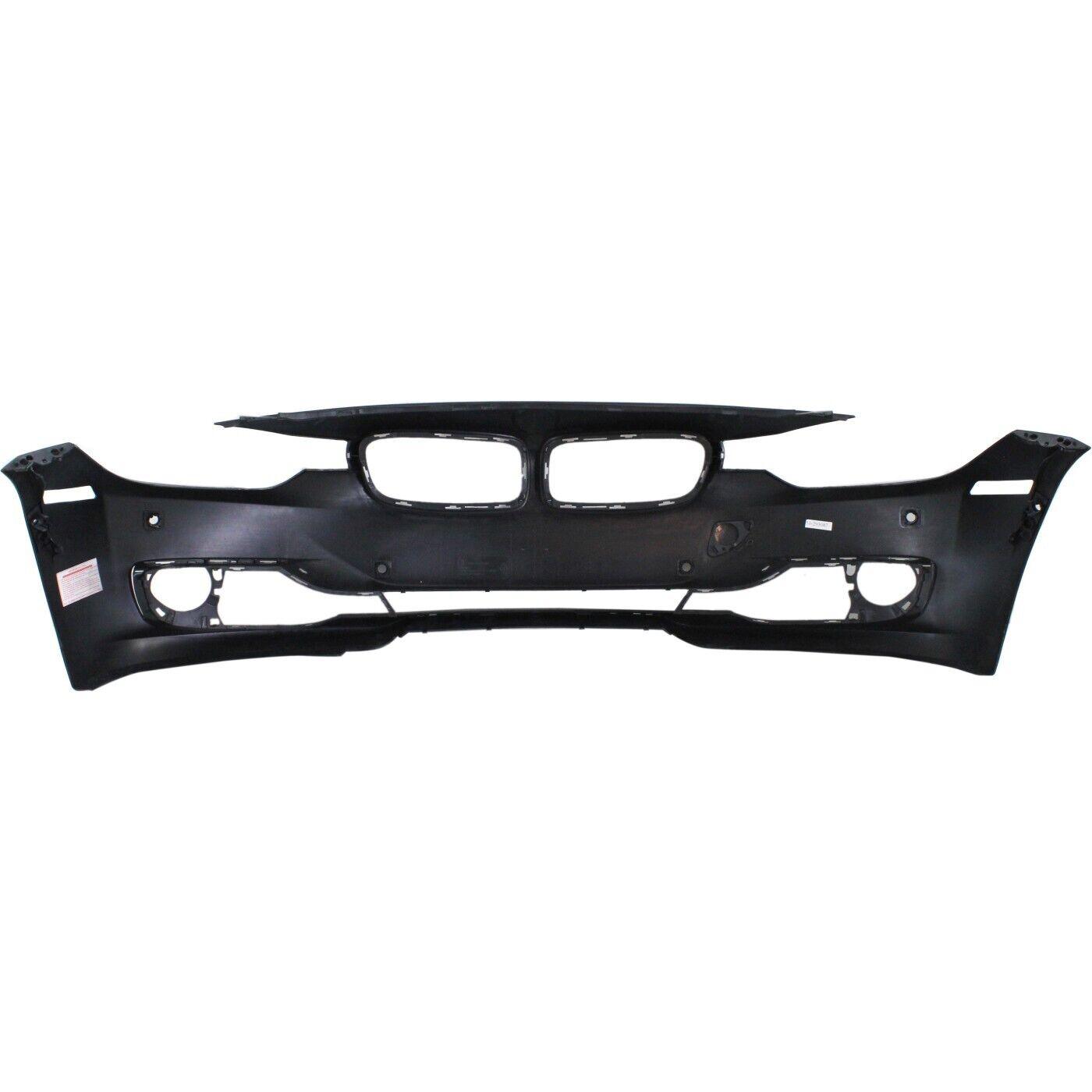Pare-chocs avant BMW Série 3 Touring 2014-2015 avec trou pour capteur/aide au stationnement, sans orifice pour lave-glace/caméra, avec trou pour moulure, apprêté, BM1000273C