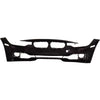 2012-2015 Bmw 3 Series Sedan Bumper Front With Out Sensor/Wash/Cam/Park Distance Control With Moulding Hole Primed Capa
