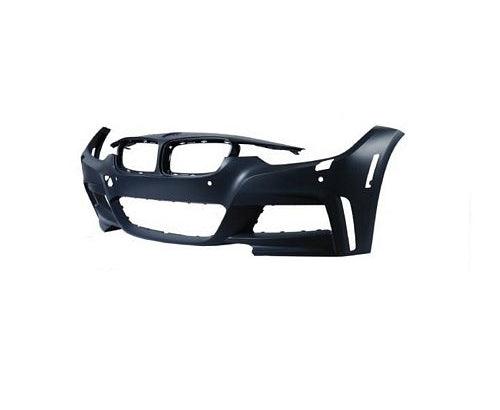 Pare-chocs avant BMW Série 3 Touring 2014-2018 apprêté avec pack M/lave-glace/aide au stationnement sans capteur/caméra de stationnement, BM1000289