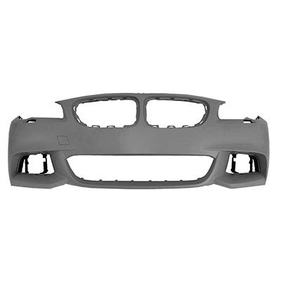 Pare-chocs avant BMW Série 5 2014-2016 apprêté avec pack M sans capteur de position du volant/caméra latérale, BM1000311