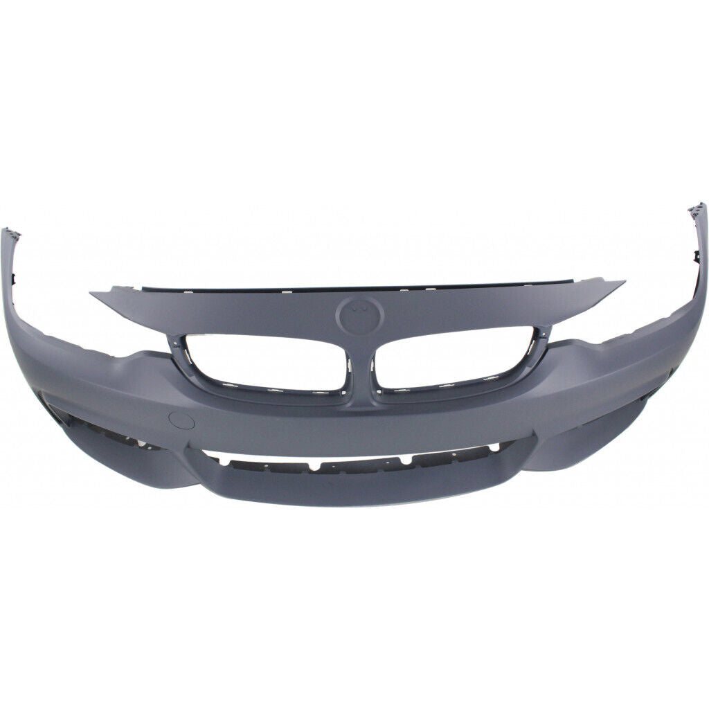 Pare-chocs avant BMW Série 4 2014-2016 sans lave-glace/assistance au stationnement/caméra/aide au stationnement avec pack M, référence BM1000332C - Hunt Parts