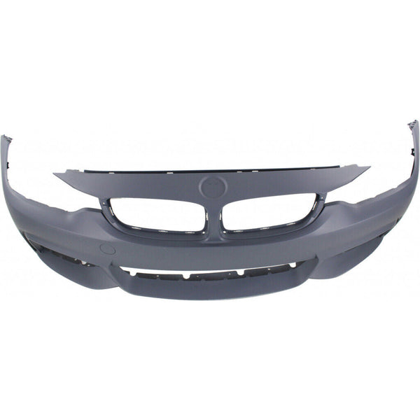 Bumper Front Bmw 4 Series 2014-2016 Without Washer/Park Assist/Camera/Park Aid With M-Pkg Capa , Bm1000332C
