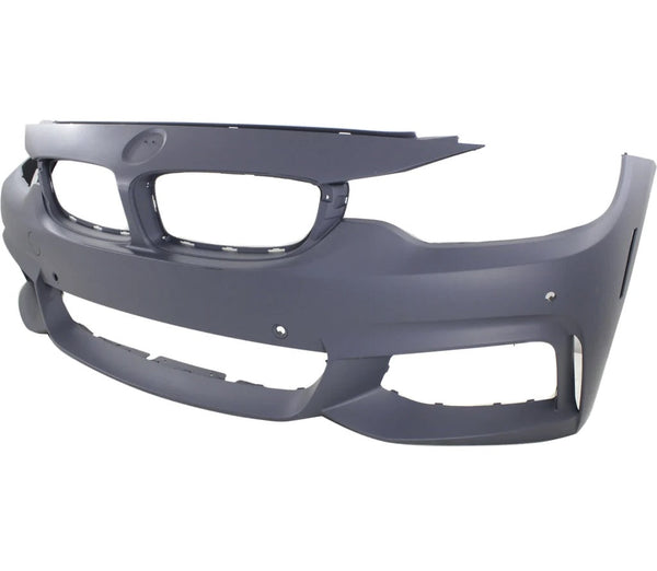 Bumper Front Bmw 4 Series 2014-2016 Without Park Aid/Washer/Camera With Park Assist/M-Pkg Capa , Bm1000337C