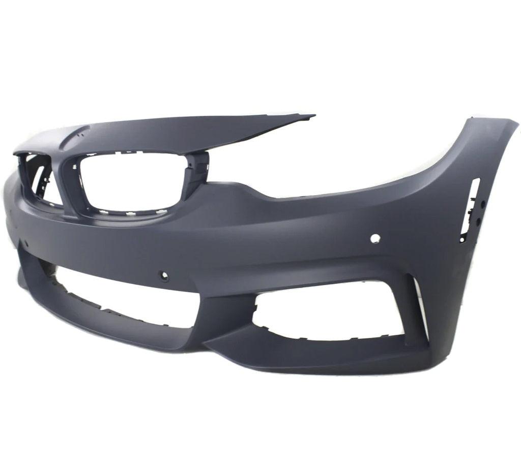 Pare-chocs avant BMW 435i 2014-2016 apprêté sans lave-glace avec aide au stationnement/caméra/Park Assist/Pack M, BM1000340