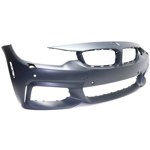 2017-2019 Bmw 440I  Bumper Front Primed With Washer/Camera/Park Assist/M-Pkg With Out Park Aid