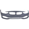 Bumper Front Bmw 4 Series 2014-2016 Primed Without Camera/M-Pkg/Park Assist/Park Distance With Washer Capa , Bm1000389C