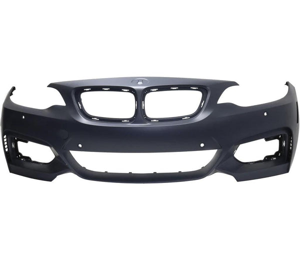 2014-2016 Bmw 228I Bumper Front Primed With Park Assist/Park Distance/M-Pkg With Out Washer