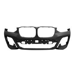 Pare-chocs avant apprêté sans capteur pour BMW X4 (2019-2021), référence BM1000497C