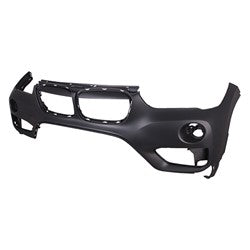 Pare-chocs avant supérieur apprêté pour BMW X1 2016-2019, sans capteur/lave-glace/pack M, référence BM1014100C - Hunt Parts