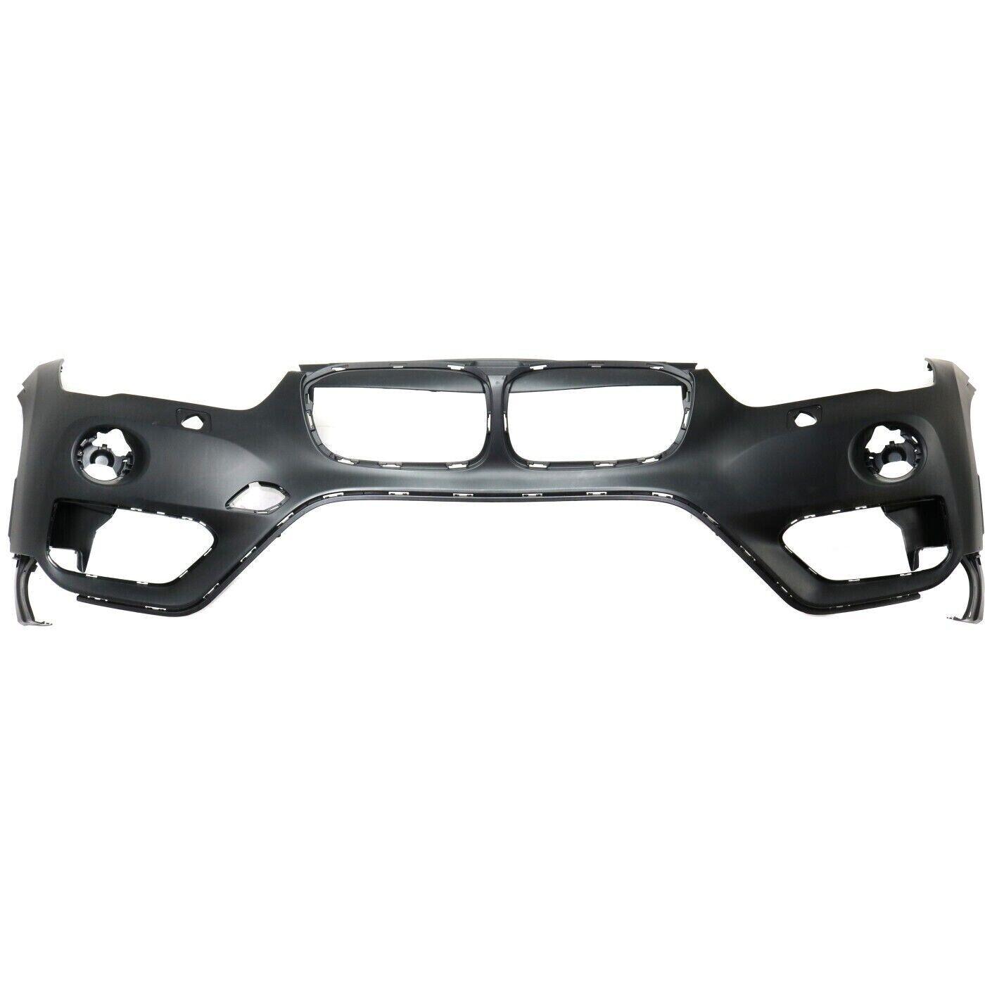 Pare-chocs avant supérieur BMW X1 2016-2019 apprêté sans capteur/pack M avec lave-glace, BM1014102