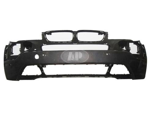 2007-2010 Bmw X3 Bumper Front With Sensor Hole Primed Capa