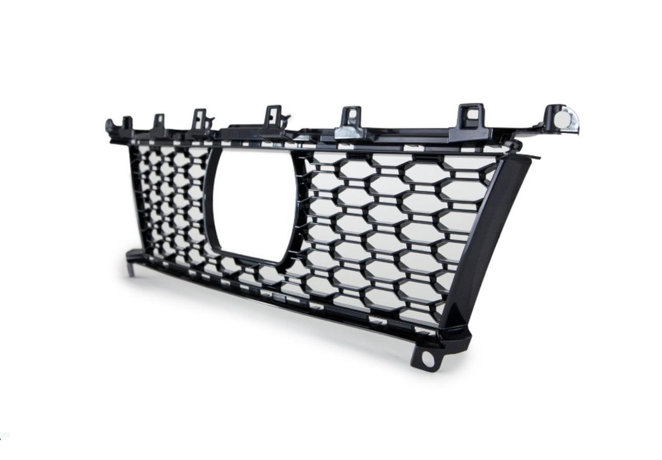 Grille inférieure centrale noire pour BMW M340i 2020-2021 (berline) avec régulateur de vitesse adaptatif, mains libres et pack M, référence BM1036192