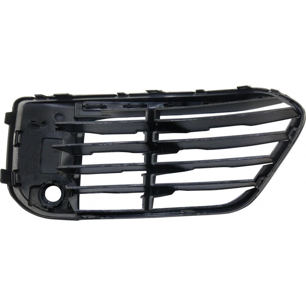 Calandre inférieure côté conducteur BMW X1 2016-2019 Noir laqué avec moulure argentée et capteur, modèle X-Line, BM1038201