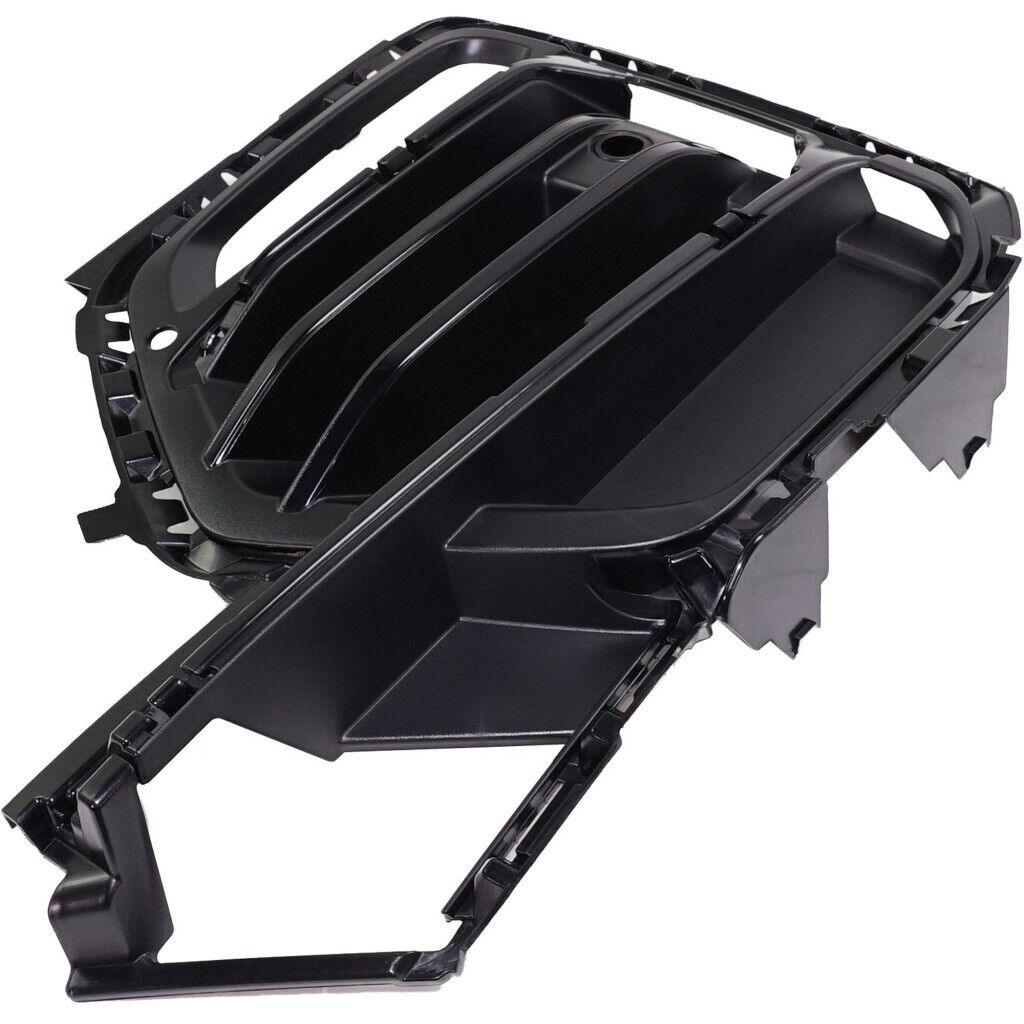 Calandre avant gauche (côté conducteur) noire texturée pour BMW X5 (2019-2023), sans pack M, référence BM1038217