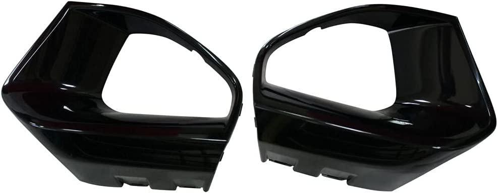 Cache de conduit d'air de pare-chocs avant côté conducteur pour BMW 330i 2019-2021, modèle Sport sans pack M, noir brillant, BM1038219