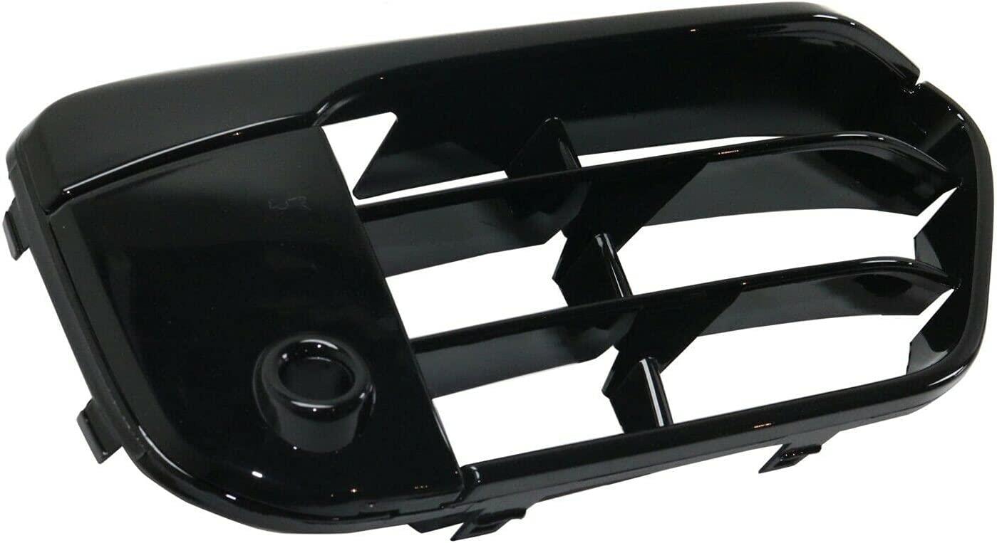 Calandre inférieure côté passager BMW X1 2016-2019 Noir brillant avec capteur Sport Line, BM1039202