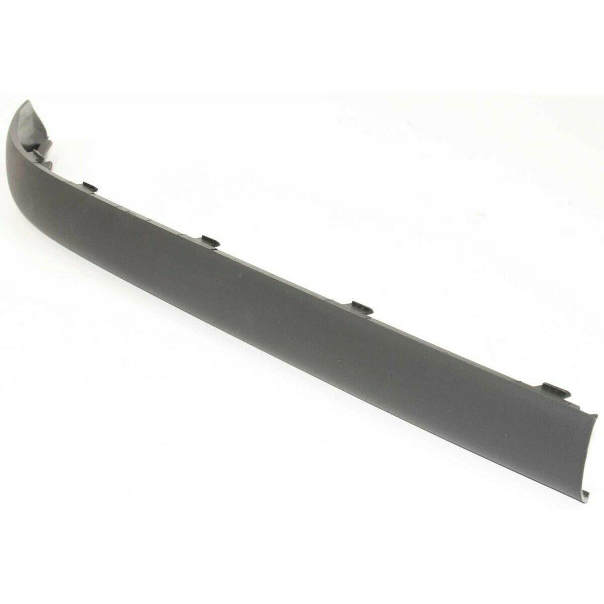 Bande de protection de pare-chocs avant côté conducteur pour BMW Série 3 Berline 2002-2005 (sans pack Sport), noir mat, BM1046114