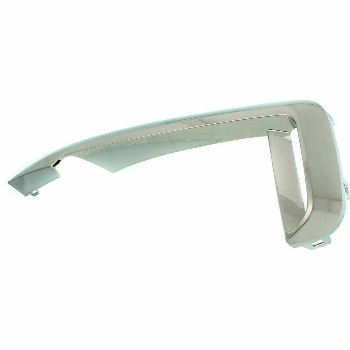 Moulure de pare-chocs avant côté conducteur chromée pour BMW Série 7 (2016-2019) sans Shadow Line avec pack M, BM1046136