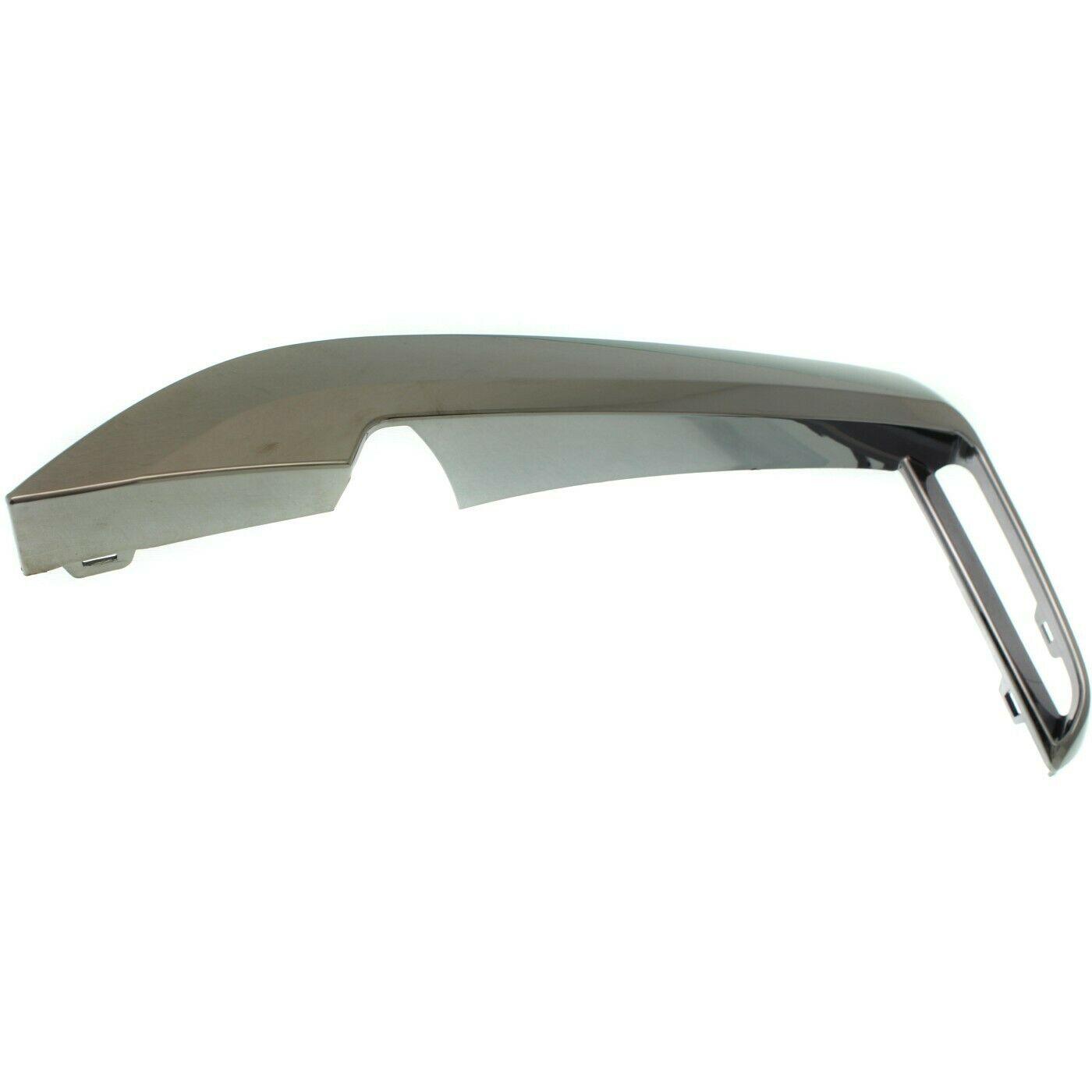 Moulure de pare-chocs avant côté conducteur BMW Série 7 2016-2019 Chrome/Noir avec Shadow Line et Pack M, BM1046137
