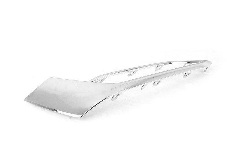 Enjoliveur de feu antibrouillard avant côté conducteur chromé pour BMW Série 5 2017-2019 (sans pack M, pour pack Luxe), BM1046144