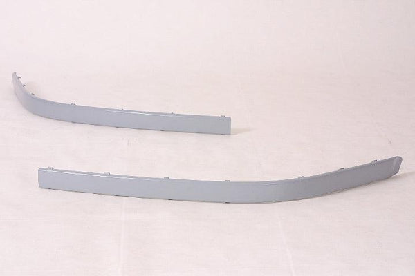 2001-2003 Bmw 5 Series Bumper Moulding Front Passenger Side Outer Upper Primed Gray