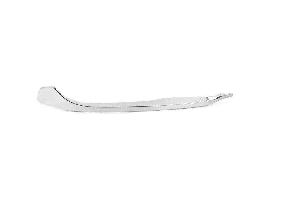 Moulure de pare-chocs avant supérieure côté passager, chromée, pour BMW Série 7 (2016-2019), sans pack M, référence BM1047145