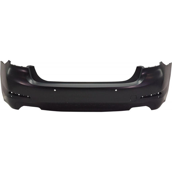 2017-2019 Bmw 5 Series Bumper Rear Primed With Out Park Assist With Park Distance/Trim Lines (For 540 Series With Out M-Pkg) Capa