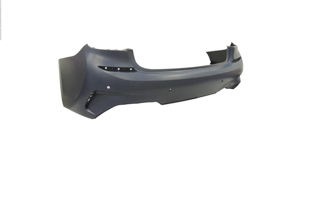 Pare-chocs arrière BMW M340i 2020-2021 apprêté sans assistance au stationnement avec pack M, BM1100434