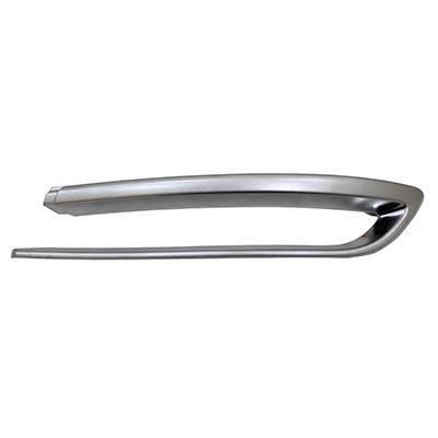 Moulure de pare-chocs arrière côté passager pour BMW Série 5 2014-2016 sans pack M, finition Modern Line chromée/argentée, BM1147113