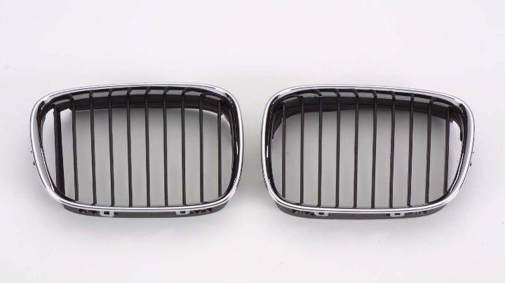 Calandre côté conducteur BMW Série 5 1997-2003 Chrome/Noir, BM1200117