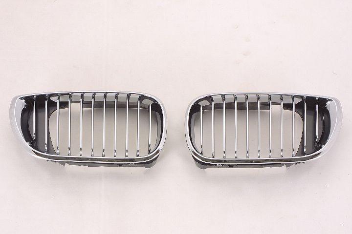 Calandre côté passager pour BMW Série 3 Touring 2002-2005, chromée et noire, BM1200129