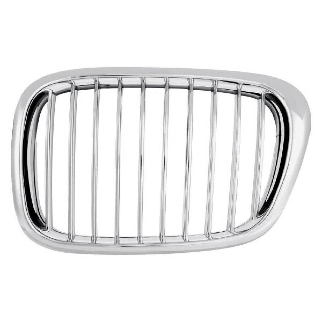 Calandre côté conducteur BMW Série 5 2001-2003 Chrome/Noir 540, BM1200136