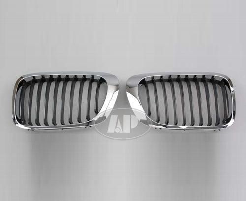 1999-2006 Bmw 3 Series Convertible Grille Passenger Side Black With Chrome Trim
