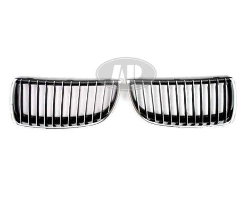 Calandre côté conducteur pour BMW Série 3 Berline 2006-2008, chromée et noire, compatible avec M3 2008/335i/Xi 2007-2008/330i/Xi 2006, référence BM1200166