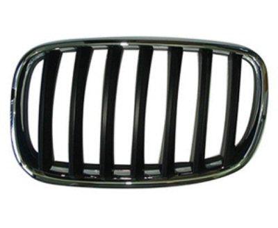 Calandre côté conducteur BMW X6 2008-2014 Chrome/Noir, BM1200180