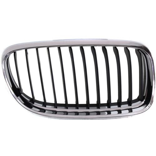 Grille Passenger Side Bmw 3 Series Sedan 2009-2011 Chrome/Black , Bm1200191U