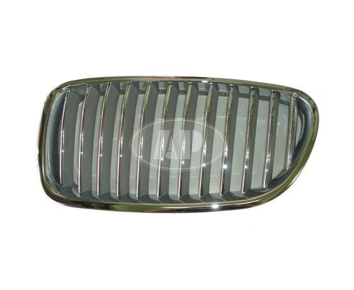 2011-2013 Bmw 5 Series Grille Driver Side Chrome/Silver