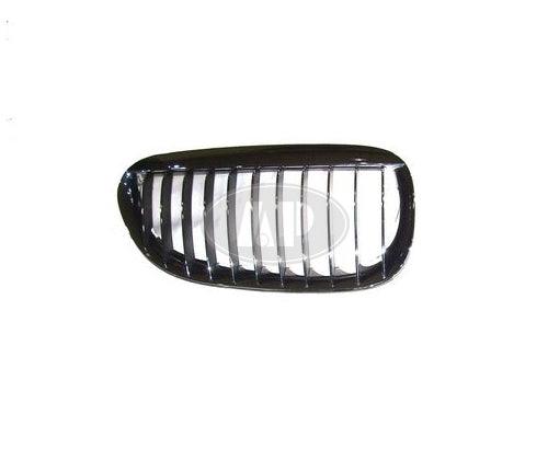Calandre côté passager BMW Série 6 2004-2010 Chrome/Noir, BM1200205
