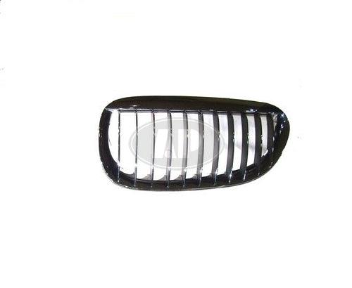 Calandre côté conducteur BMW Série 6 2004-2010 Chrome/Noir, BM1200206